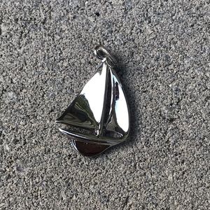 Sterling Silver Sail Boat Pendent
